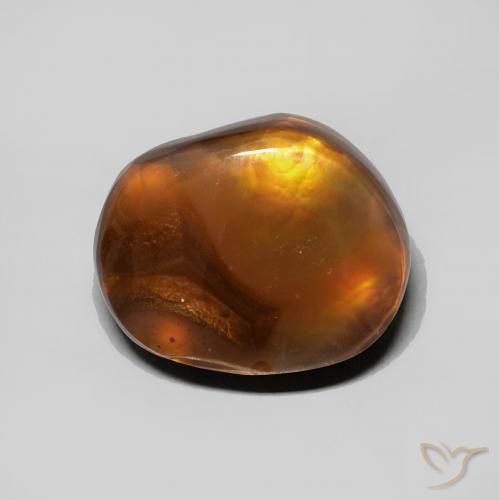 5.28ct Naturel Multicolore Agate de feu, Fantaisie, Opaque