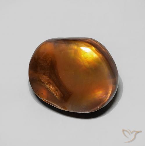 Agate de feu Multicolore naturelle Fantaisie, 5.28 ct, Opaque