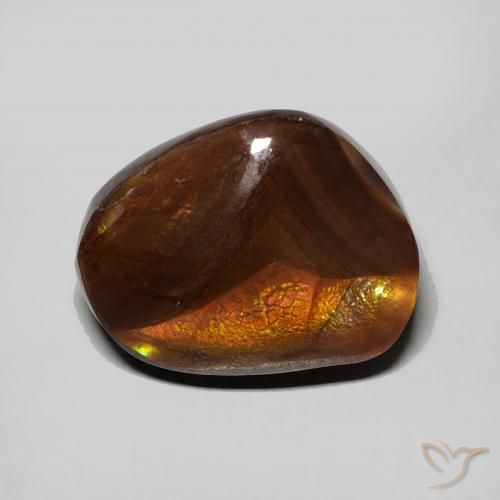 6.34ct Naturel Multicolore Agate de feu, Fantaisie, Opaque