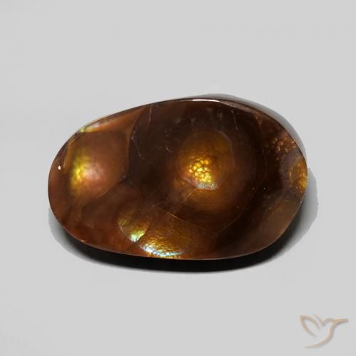6.54ct Naturel Multicolore Agate de feu, Fantaisie, Opaque