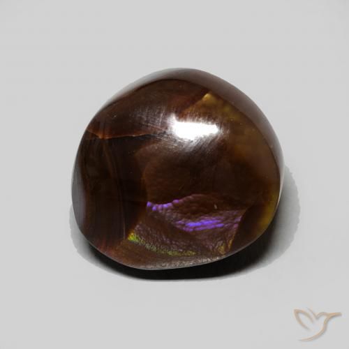 5.47ct Naturel Multicolore Agate de feu, Fantaisie, Opaque