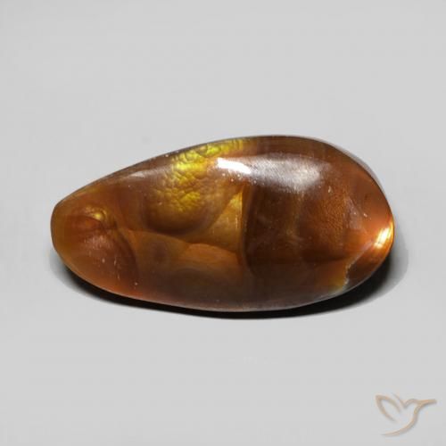 6.88ct Naturel Multicolore Agate de feu, Fantaisie, Opaque