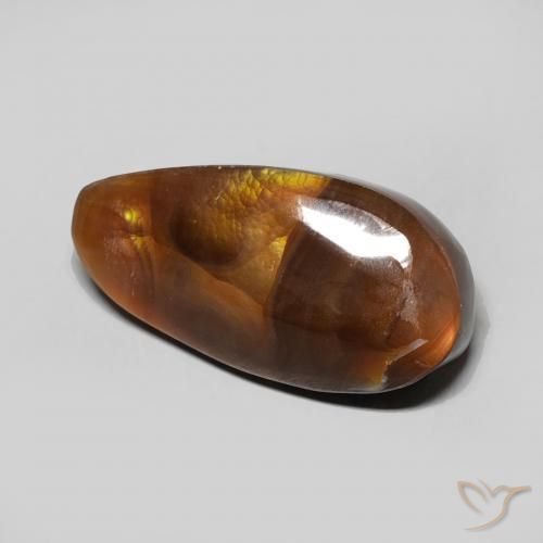 Agate de feu Multicolore naturelle Fantaisie, 6.88 ct, Opaque