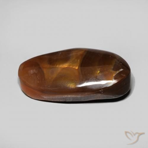 Agate de feu Multicolore naturelle Fantaisie, 6.88 ct, Opaque