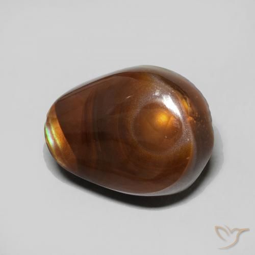 Agate de feu Multicolore naturelle Fantaisie, 6.05 ct, Opaque