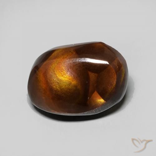 5.51ct Naturel Multicolore Agate de feu, Fantaisie, Opaque