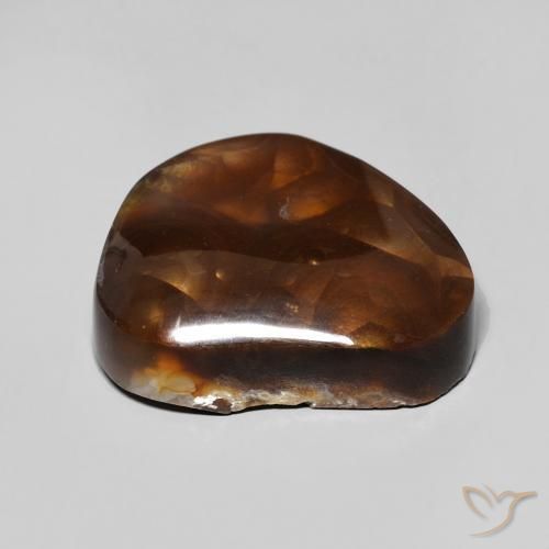 Agate de feu Multicolore naturelle Fantaisie, 8.87 ct, Opaque