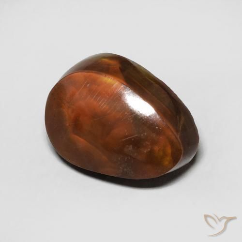 Agate de feu Multicolore naturelle Fantaisie, 4.32 ct, Opaque