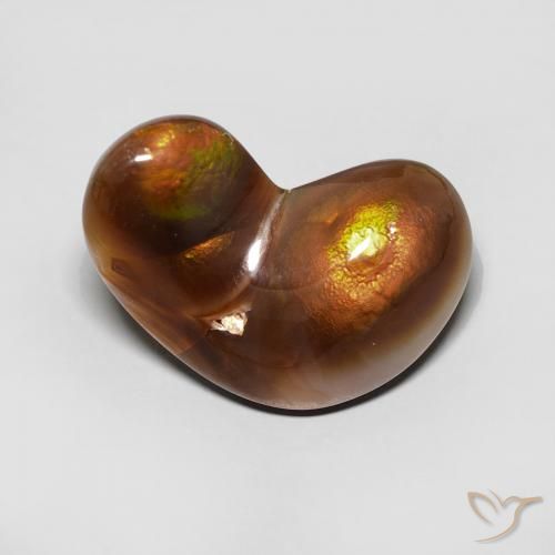 6.52ct Naturel Multicolore Agate de feu, Fantaisie, Opaque