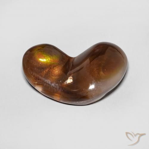 Agate de feu Multicolore naturelle Fantaisie, 6.52 ct, Opaque