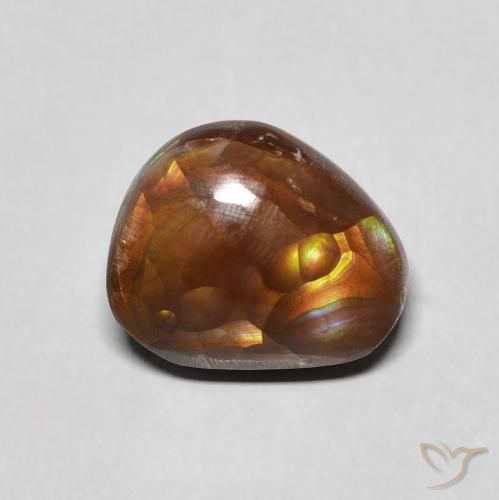 4.91ct Naturel Multicolore Agate de feu, Fantaisie, Opaque