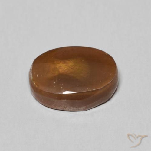 Agate de feu Multicolore naturelle ovale, 2.59 ct, Opaque