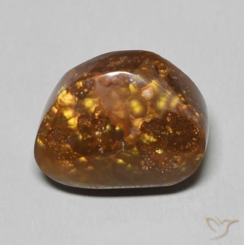 8.46ct Naturel Multicolore Agate de feu, Fantaisie, Opaque