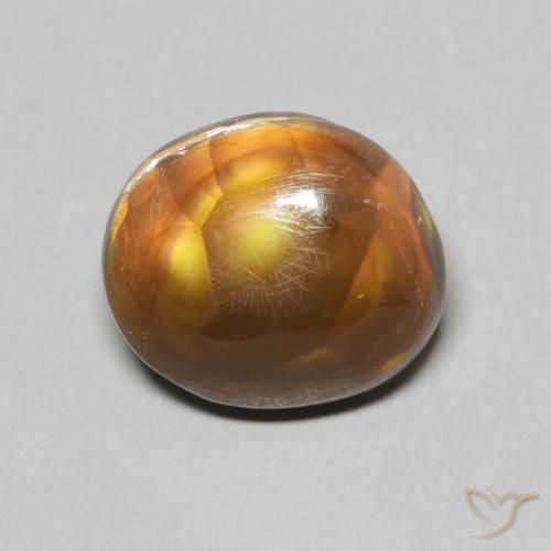 4.08ct Naturel Multicolore Agate de feu, Fantaisie, Opaque
