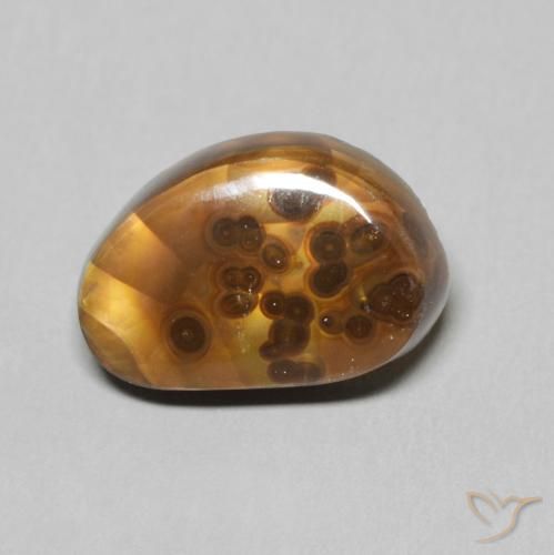 5.12ct Naturel Multicolore Agate de feu, Fantaisie, Opaque