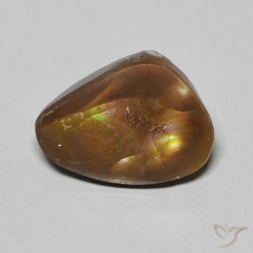6.05ct Naturel Multicolore Agate de feu, Fantaisie, Opaque