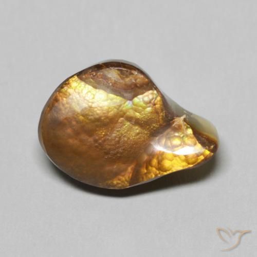 6.47ct Naturel Multicolore Agate de feu, Fantaisie, Opaque