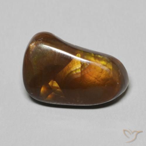 6.74ct Naturel Multicolore Agate de feu, Fantaisie, Opaque