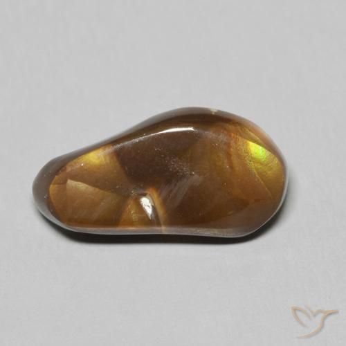 6.15ct Naturel Multicolore Agate de feu, Fantaisie, Opaque