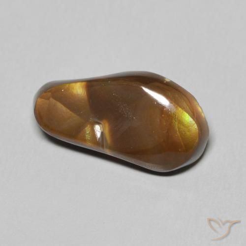 Agate de feu Multicolore naturelle Fantaisie, 6.15 ct, Opaque