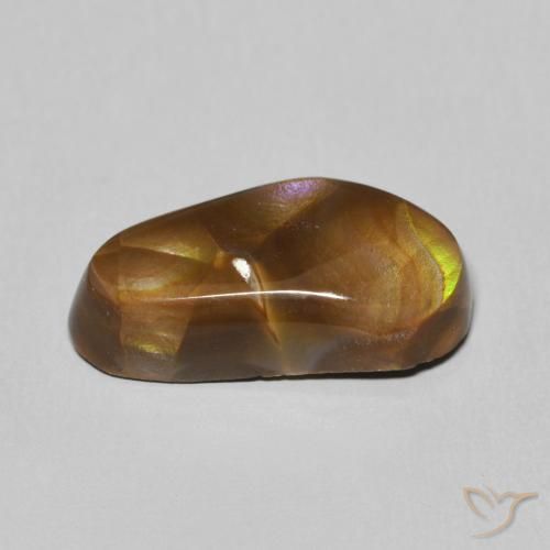 Agate de feu Multicolore naturelle Fantaisie, 6.15 ct, Opaque