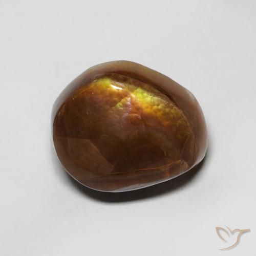 4.08ct Naturel Multicolore Agate de feu, Fantaisie, Opaque