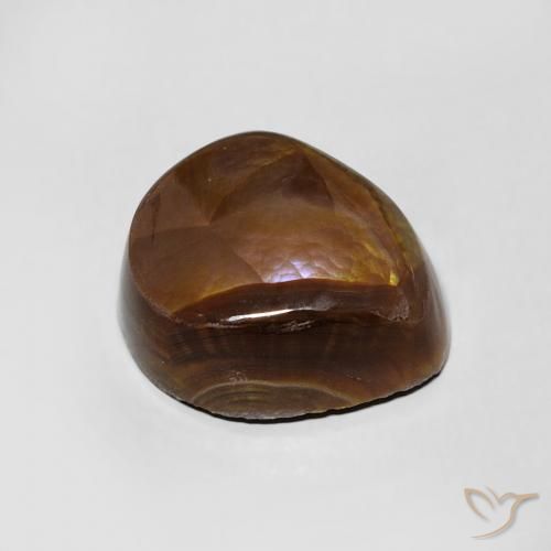 Agate de feu Multicolore naturelle Fantaisie, 4.08 ct, Opaque