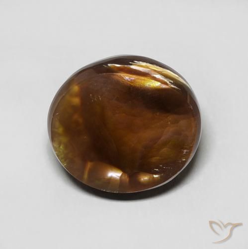 5.73ct Naturel Multicolore Agate de feu, ovale, Opaque