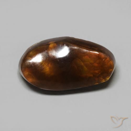5.59ct Naturel Multicolore Agate de feu, Fantaisie, Opaque