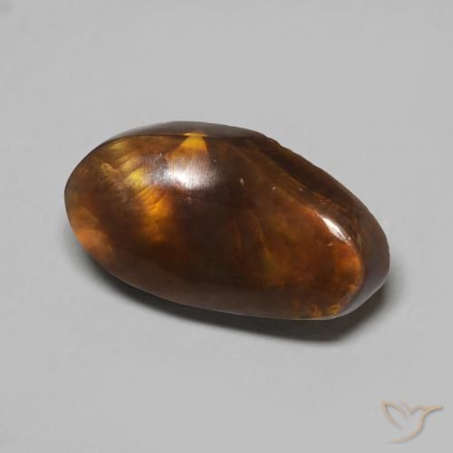 Agate de feu Multicolore naturelle Fantaisie, 5.59 ct, Opaque