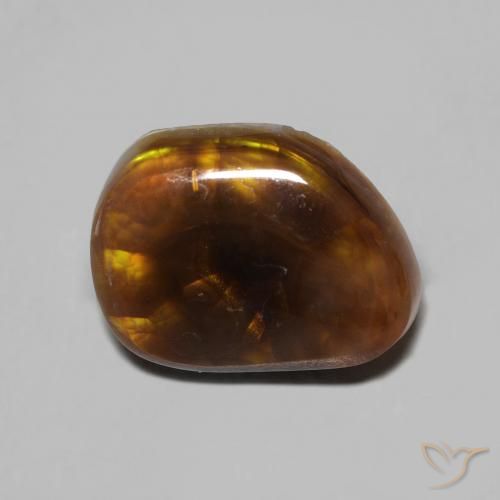 7.75ct Naturel Multicolore Agate de feu, Fantaisie, Opaque