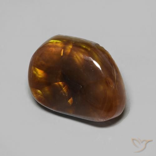 Agate de feu Multicolore naturelle Fantaisie, 7.75 ct, Opaque