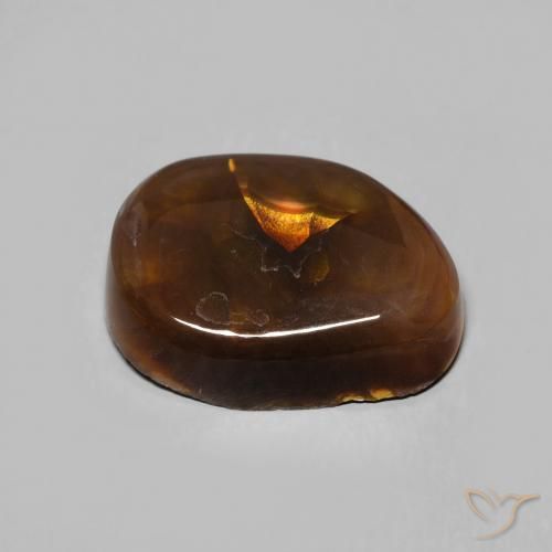 Agate de feu Multicolore naturelle Fantaisie, 7.75 ct, Opaque