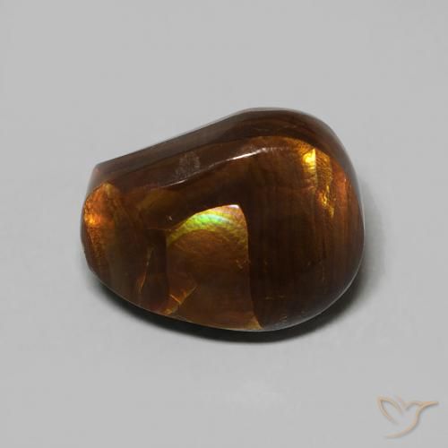 5.20ct Naturel Multicolore Agate de feu, Fantaisie, Opaque