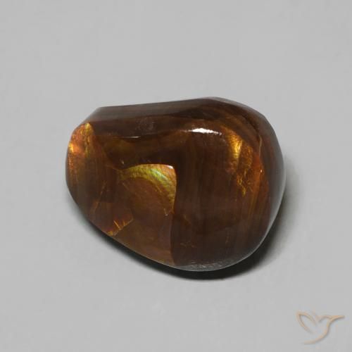 Agate de feu Multicolore naturelle Fantaisie, 5.20 ct, Opaque