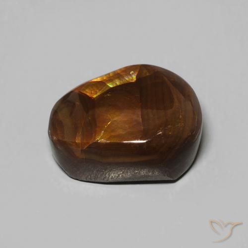 Agate de feu Multicolore naturelle Fantaisie, 5.20 ct, Opaque