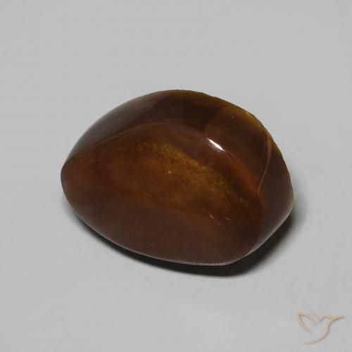 Agate de feu Multicolore naturelle Fantaisie, 4.55 ct, Opaque