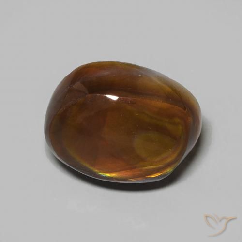 4.80ct Naturel Multicolore Agate de feu, Fantaisie, Opaque