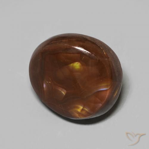 Agate de feu Multicolore naturelle Fantaisie, 7.26 ct, Opaque