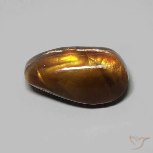4.55ct Naturel Multicolore Agate de feu, Fantaisie, Opaque