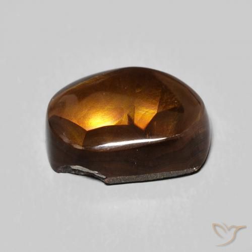 Agate de feu Multicolore naturelle Fantaisie, 4.35 ct, Opaque