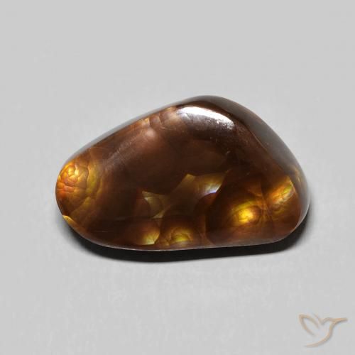 8.42ct Naturel Multicolore Agate de feu, Fantaisie, Opaque