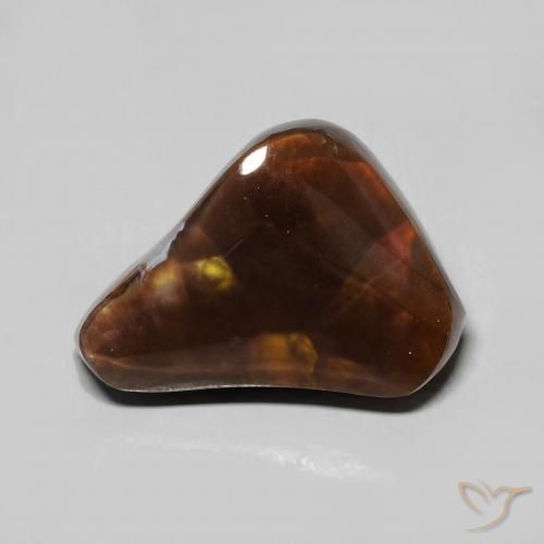 7.00ct Naturel Multicolore Agate de feu, Fantaisie, Opaque