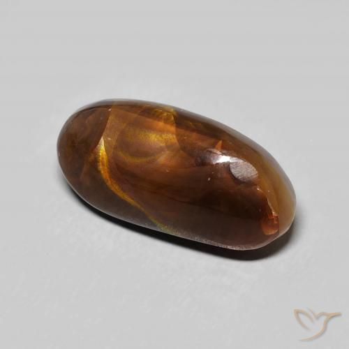 Agate de feu Multicolore naturelle Fantaisie, 7.37 ct, Opaque