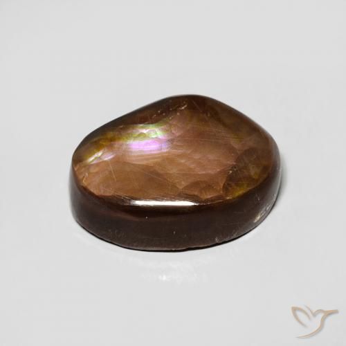 Agate de feu Multicolore naturelle Fantaisie, 4.51 ct, Opaque