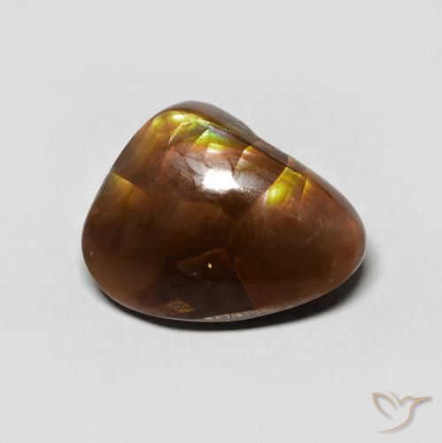 4.22ct Naturel Multicolore Agate de feu, Fantaisie, Opaque