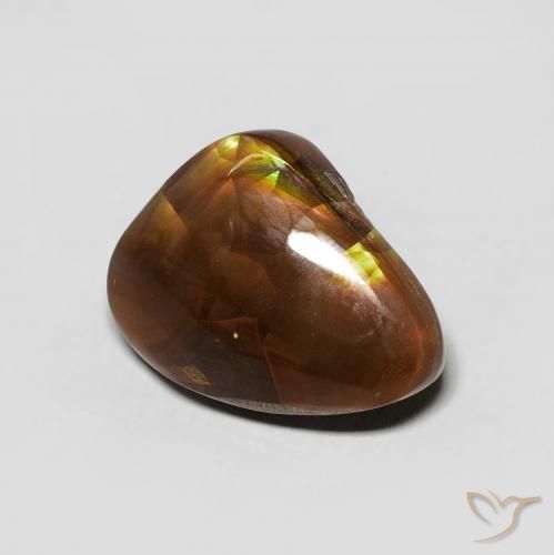 Agate de feu Multicolore naturelle Fantaisie, 4.22 ct, Opaque