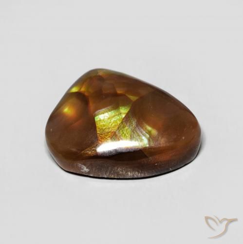 Agate de feu Multicolore naturelle Fantaisie, 4.22 ct, Opaque