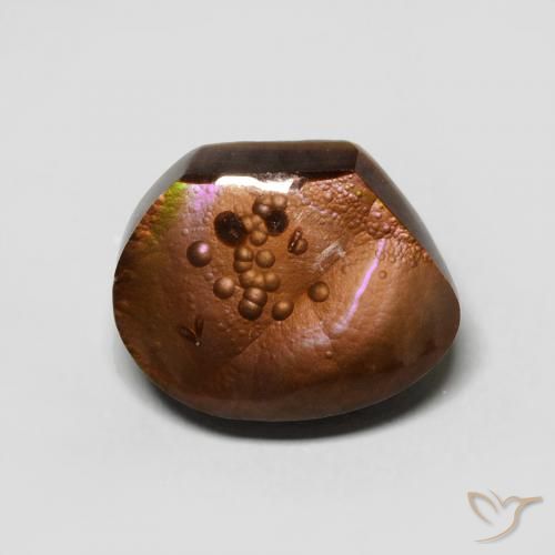 5.64ct Naturel Multicolore Agate de feu, Fantaisie, Opaque