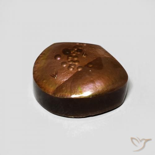 Agate de feu Multicolore naturelle Fantaisie, 5.64 ct, Opaque